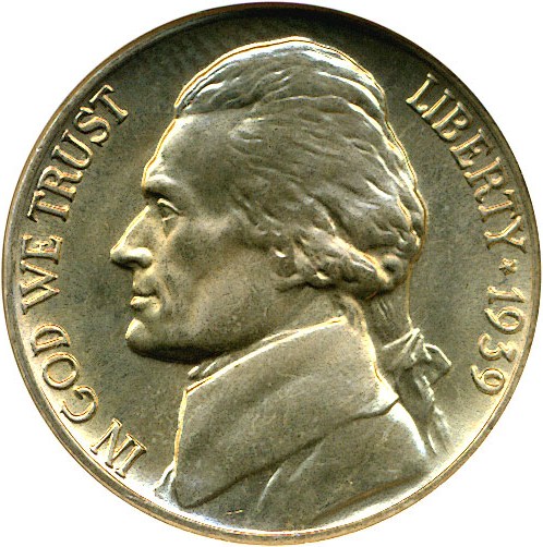 image for: 1939 5c  ANACS MS66 (5 Steps)