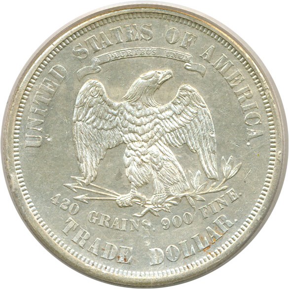 image for: 1875-S/CC Trade$  PCGS AU55