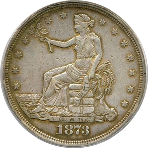image for: 1873 Trade$ PCGS XF45