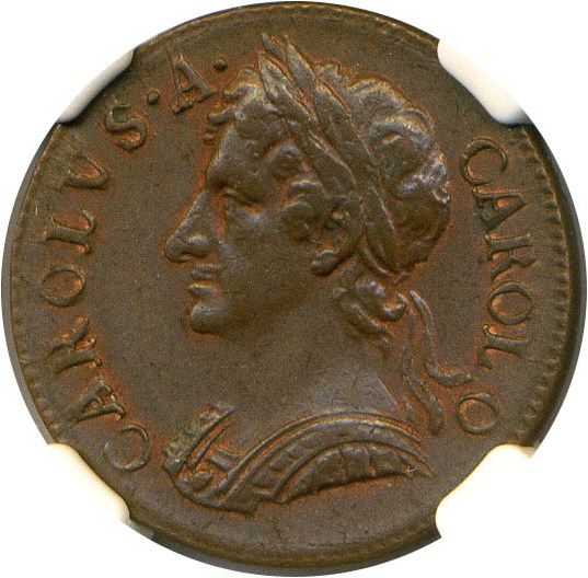 image for: Great Britain: 1679 Far  NGC AU58 BN