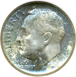 image for: 1949-S 10c NGC MS67