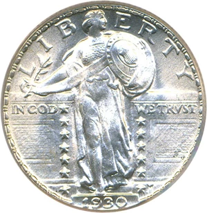 image for: 1930 25c PCGS MS65