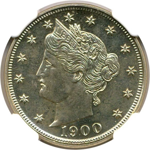 image for: 1900 5c NGC Proof 66