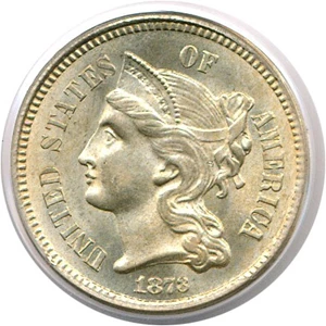 image for: 1873 3cN Closed 3 PCGS MS65