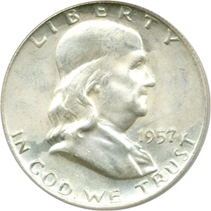 image for: 1957-D 50c PCGS MS64 FBL