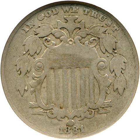 image for: 1881 5c  NGC F12