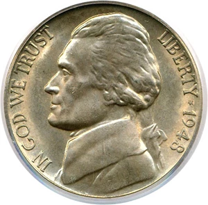 image for: 1948-S 5c PCGS MS65 FS