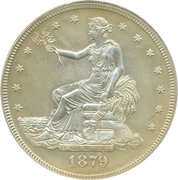 image for: 1879 Trade$  PCGS Proof 62