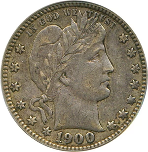 image for: 1900-O 25c PCGS XF40