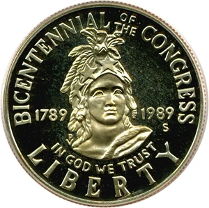 image for: 1989-S 50c Congress PCGS Proof 69 DCameo