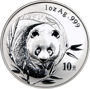 image for: China: 2003 10 Yn Panda Silver NGC MS70