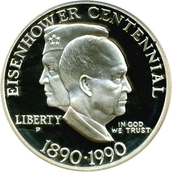 image for: 1990-P $1 Eisenhower PCGS Proof 69 DCameo