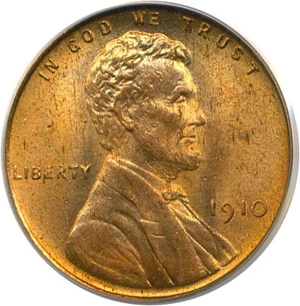 image for: 1910 1c PCGS MS64 RD