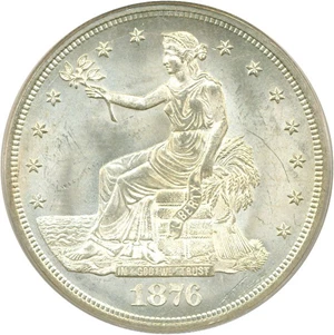 image for: 1876 Trade$ PCGS/CAC MS64 OGH