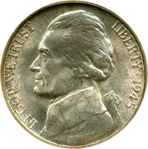 image for: 1945-S 5c NGC MS66