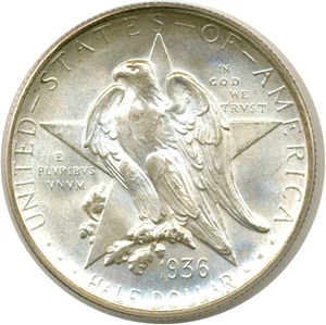 image for: 1936-D 50c Texas PCGS MS67