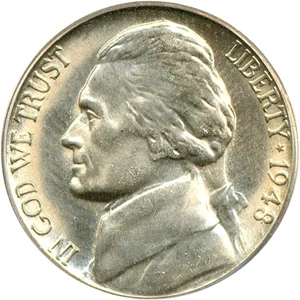 image for: 1948-S 5c PCGS MS66