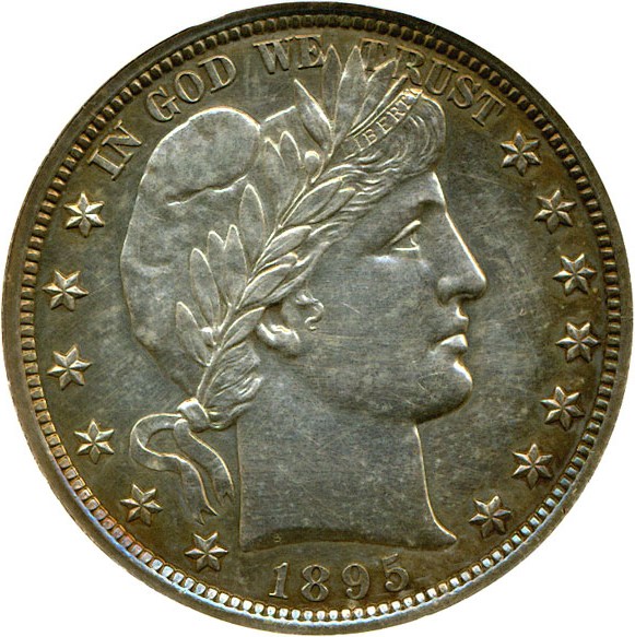 image for: 1895 50c DGS Proof 60  (Cleaned and Retoned)