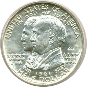 image for: 1921 50c Alabama 2x2 PCGS MS64