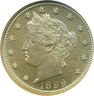 image for: 1899 5c NGC Proof 64