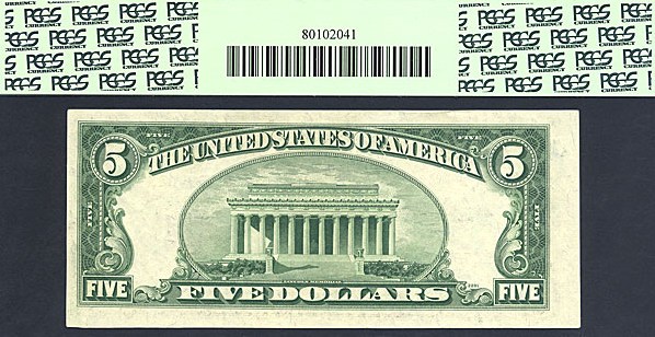 image for: Fr.1533 1953A $5  PCGS CU62 PPQ  [10799482A] *Star*