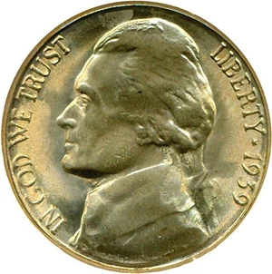 image for: 1939-S 5c Reverse of 1938 NGC MS66