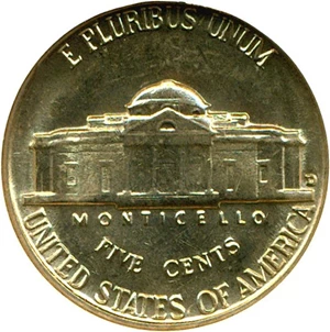 image for: 1962-D 5c NGC MS66 ex: Omaha Bank Hoard