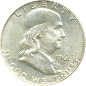 image for: 1961-D 50c NGC MS65