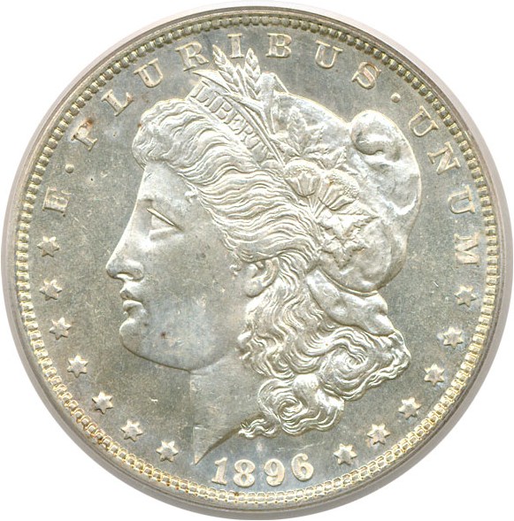 image for: 1896 $1  PCGS MS63 PL