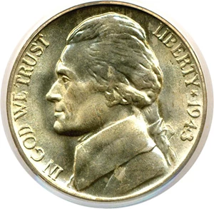 image for: 1943-D 5c PCGS MS66 ex: Omaha Bank Hoard
