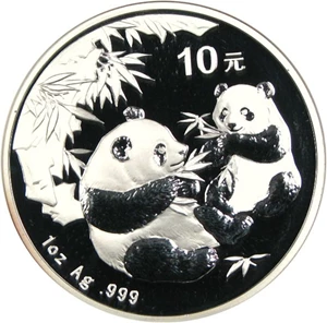 image for: China: 2006 10 Yn Panda Silver NGC MS70
