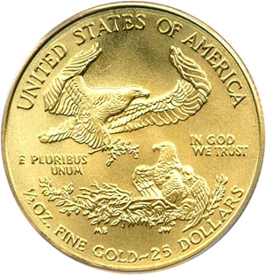 image for: 2008 $25 PCGS MS70 (Gold Eagle-First Strike)