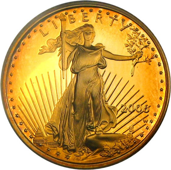 image for: 2006-W $10 Gold Eagle PCGS Proof 69 DCameo