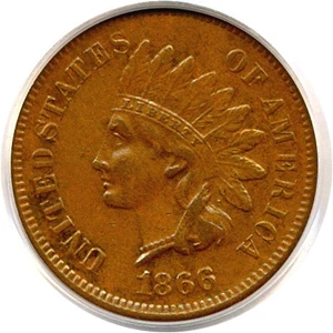image for: 1866 1c PCGS XF45