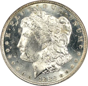 image for: 1882-CC $1 NGC MS61 PL
