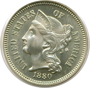 image for: 1880 3cN PCGS Proof 65