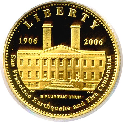 image for: 2006-S $5 San Francisco Old Mint PCGS Proof 69 DCameo