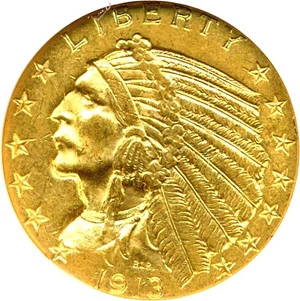 image for: 1913 $5 NGC MS61