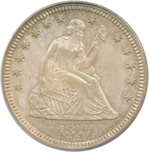 image for: 1877 25c PCGS MS66