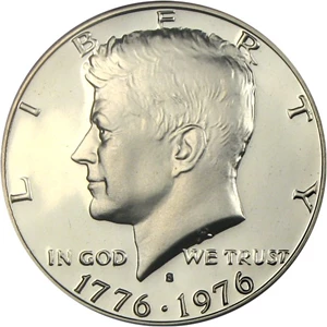 image for: 1976-S 50c Silver PCGS Proof 69 DCameo