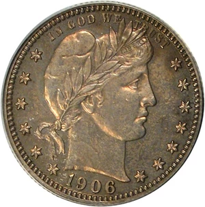 image for: 1906 25c PCGS Proof 64