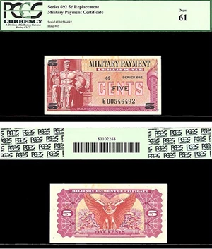 image for: Series 692 5c Replacement Military Payment Certificate