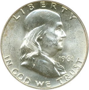 image for: 1961 50c PCGS MS64 FBL