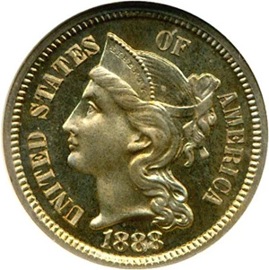 image for: 1888 3cN NGC Proof 66