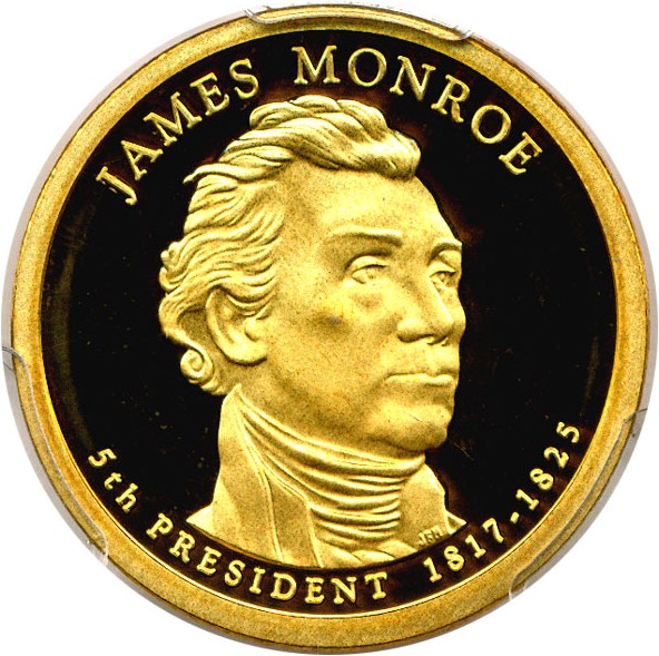 image for: 2008-S $1 James Monroe PCGS Proof 69 DCameo