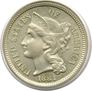 image for: 1881 3cN PCGS Proof 64