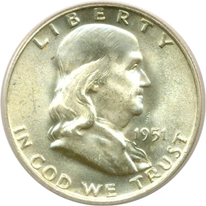 image for: 1951-D 50c PCGS MS64 OGH
