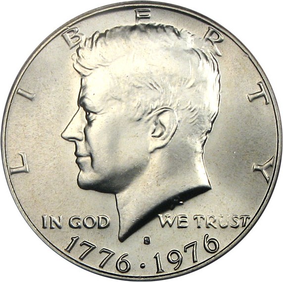 image for: 1976-S 50c Silver PCGS MS67