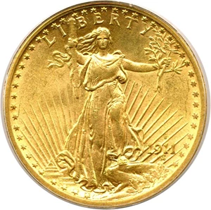 image for: 1911-S $20 PCGS MS64