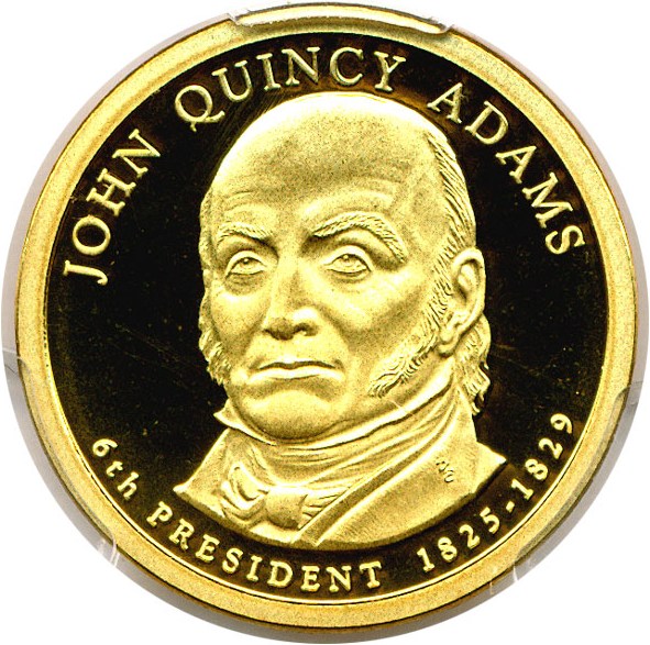 image for: 2008-S $1 John Q. Adams PCGS Proof 69 DCameo